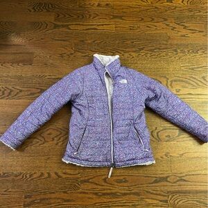 Girls North Face Reversible Winter Jacket
